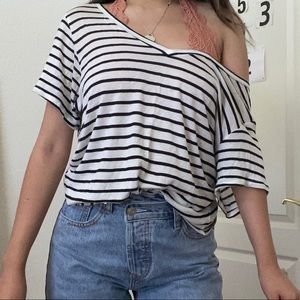Nollie Striped V-Neck